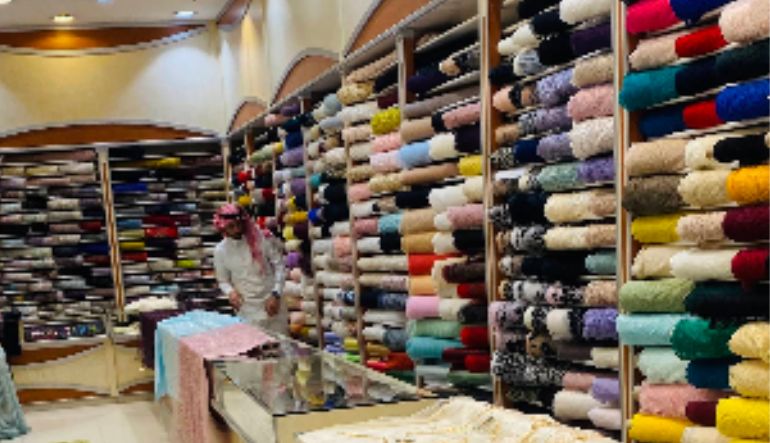 مجمع محلات أقمشة للحفلات والسهرة